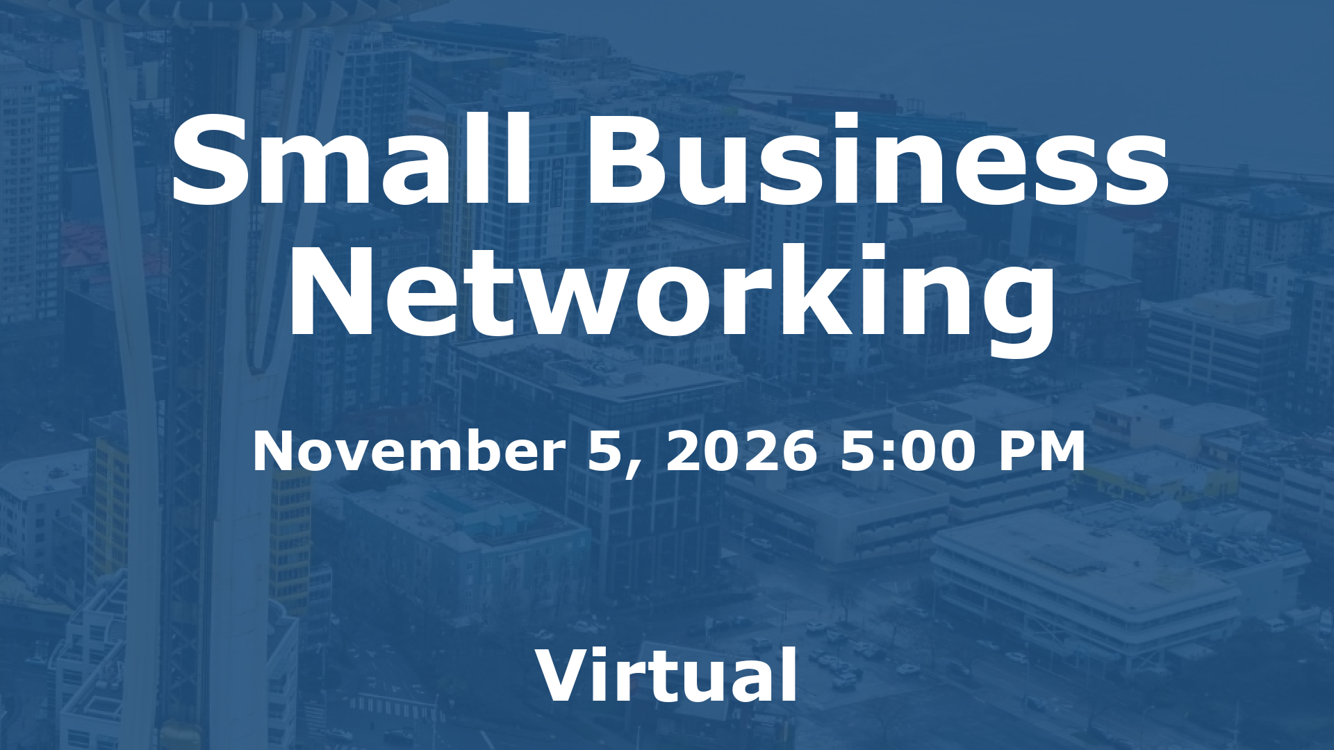 Small Business Networking event image